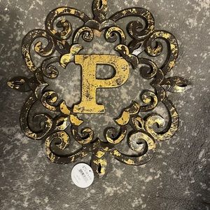 #11 - NWT. Wall Hanging  “P”.